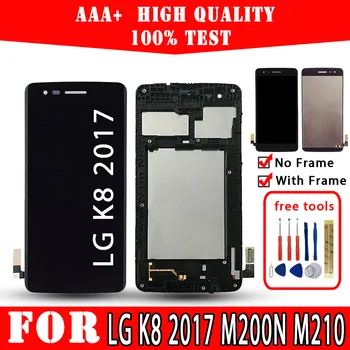 LCD LG K8 2017 Aristo M210 MS210 Displej prvotriednej Kvality Dotykový Displej Náhradné Diely, Mobilné Telefóny, Opravy Bezplatné Nástroje