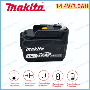 Makita 14,4 V 3.0 4.0 AH Ah 5.0 AH 6.0 Ah BL1430 BL1415 BL1440 196875-4 194558-0 195444-8 nabíjateľné batérie, LED indikátor