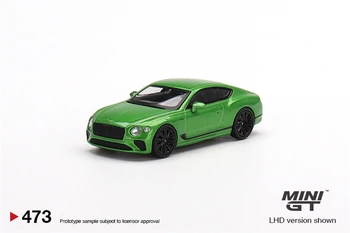 MINI GT 1:64 Bentley Continental GT Speed 2022 Apple Green Diecast Model Auta