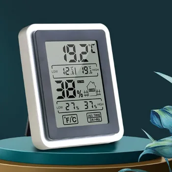 Mini LCD Digitálny Teplomer Vlhkomer Vnútorný Teplotný Snímač s Vysokou Presnosťou Vlhkosť Teplota meradla Meradla Nástrojov