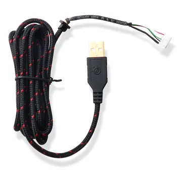 New Vysoká kvalita 2m kábel USB/USB myš Linka pre Steelseries Sensei RAW