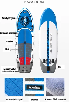 Nové Nafukovacie SUP Rada 350/390/450cm Luya ISUP Stojan Pádlo 100 cm Rozšíriť Surfovanie Na Rybolov/Touring Skúmanie Surf