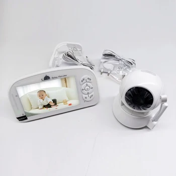 Originálne 5 palcový Video Shenzhen Dobrý deň, Bezdrôtová Smart Ponožky Baby Monitor S Kamerou A Zvukom