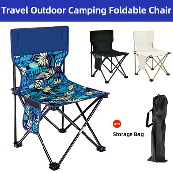 Outdoor Ultra Ľahké Prenosné Skladacie Stoličky Oxford Clothfor Camping Piknik Cestovné Pláži Relaxačné Záhrada Skladací Nábytok