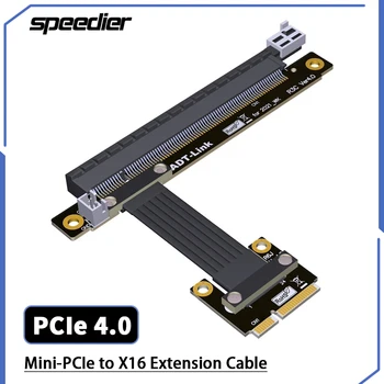 PCIe 4.0 Stúpačky Kábel Mini PCI Express Bezdrôtovú Sieťovú Kartu do PCIe 4.0 X16 adaptér grafický procesor (GPU) predlžovací Kábel Plnej Rýchlosti Gen4