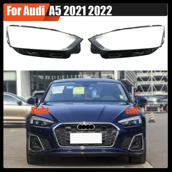 Pre Audi A5 2021 2022 Svetlometov Kryt Priehľadný Maska Svetlomet Lampa Shell Objektív Nahradiť Originálne Tienidlo Plexisklo