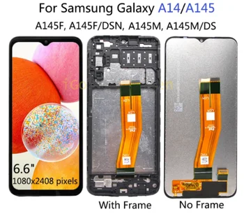 Pre Samsung Galaxy A14 4G A145F A145F/DSN LCD Displej Dotykový Displej Digitalizátorom.