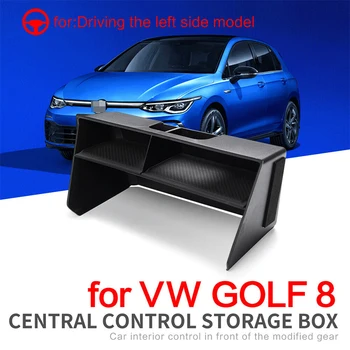 pre VW Volkswagen Golf 8 MK8 CD1 2020 2021 2022 Golf8 Auto Strednej Opierke Úložný Box stredovej Konzoly Hrnú Organizátor Držiteľ