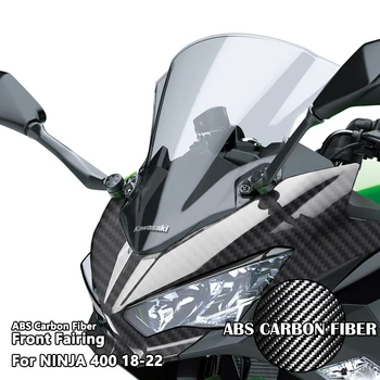 Predných Svetlometov Kapotáže pre Kawasaki Ninja 400 Uhlíkových Vlákien Farieb pre Kawasaki Ninja 400 2018-2023 Kapotáže Príslušenstvo ABS