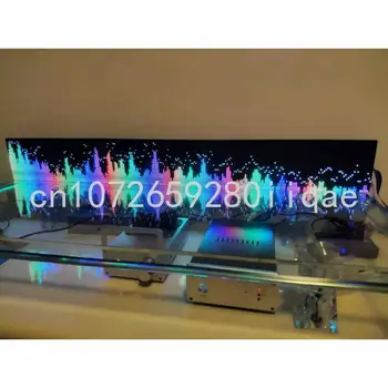 Profesionálny Farebný RGB Zvuk, Ovládanie Diaľkové Ovládanie Hudobného Spektra Displej KTV Rytmus Svetla 160 Režime Nový Produkt 4xP5 P4