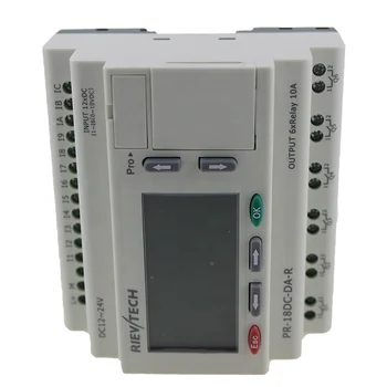 Programmable logic controller PLC Programovateľné relé Rievtech PLC PR-18DC-DA-R