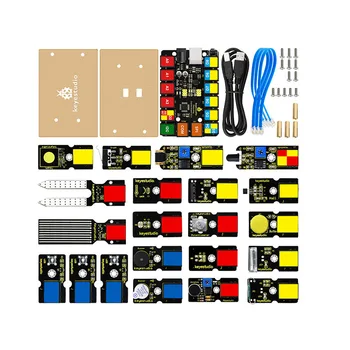 Radič+Snímače+USB+Káble+PDF Jednoduché Plug Learning Kit pre Arduino starters