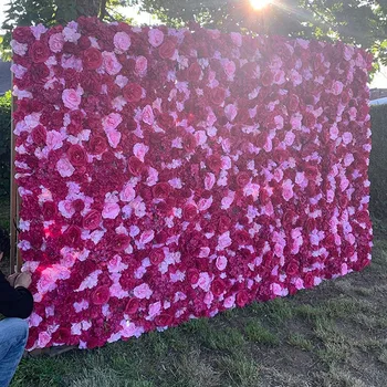 Rose DIY Umelé Kvety, Rastliny Pozadie Vianočné Dekorácie na Svadby, Narodeniny Strany Obchodu Windows Kvety Stenové Panely