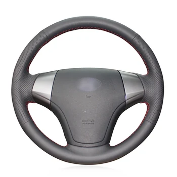 Ručne šité Non-slip Odolné Micro Fiber Leathe Auto Volantu, Cover obal Pre Hyundai Elantra roky 2008-2010