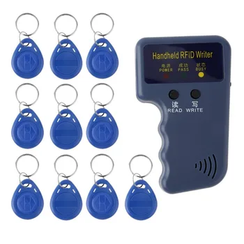 Ručné RFID 125KHz ID Karty Kopírka Spisovateľ Rozmnožovacie Programátor Reader Zápas Zapisovať EM4305 ID Keyfobs Značky Kartu Kľúčové Karty