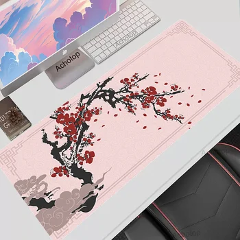 Sakura Podložky Myši, Podložky Ružová Cherry Blossom Mousepads Hráč spoločnosti Veľké Mousepad Stôl Rohože Spoločnosti písacie stolný podložka Klávesnice, Myši Mat XL