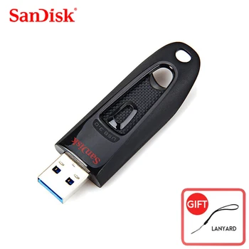 SanDisk USB 3.0 Flash Disk CZ48 256 GB 128 GB 64 GB 32 GB, 16 GB 512 gb diskom Drobné kl ' úč Memory Stick pamäťové Zariadenia Flash