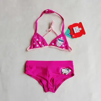 Sanrio Hello Kitty Plavky Roztomilé Dievčatá Bikiny, Plavky 1-5 Rokov Batoľa Plávanie Surfovať Striekajúcej Plavky