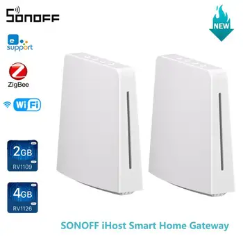 SONOFF iHost AlBridge Smart Home Hub 2GB/4GB, WiFi, Zigbee Bránou Štandardný Protokol Smart Scény Smart Home System Security Senzor