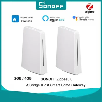 SONOFF IHost Smart Home Hub AIBridge Zigbee Bránou Ohľadu na to, Hub Súkromné Local Server (lokálny Server Kompatibilný S Wi-Fi, LAN Zariadenia Otvorené API