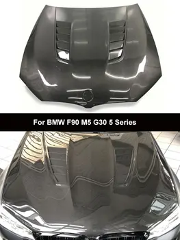 Suchý uhličitý GTR Štýl Uhlíkových Vlákien Prednú Kapotu na BMW F90 M5 G30 5 Série