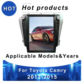 Tesla Štýl Vertikálne Android Smart auto radio Na Toyota Camry 2012 - 2015 gps navigátor pre auto DAB+ Carplay 12.1 Palce