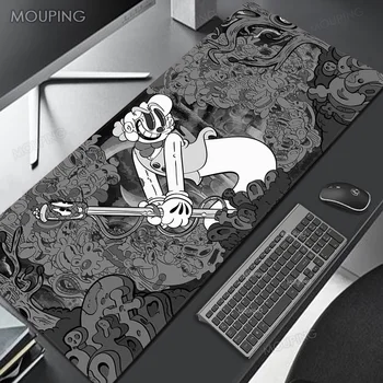Umenie Sivá Podložka Pod Myš Xxl Úrady Notebook Deskmat Japonsko Mousepad Anime Koberec Klávesnice Playmat Stôl Herné Príslušenstvo Doprava Zadarmo