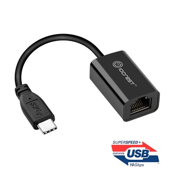 USB 3.1 USB C Ethernet Adaptér 2,5 Gb Sieťová Karta 2500Mbps RJ45 Typ C Adaptér Lan a RJ45 Dongle Realtek RTL8156B Čip pre PC