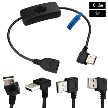 USB S 303 Switch Kábel Podporuje Prenos Dát A Napájanie Pre Pomlčka Cam LED Stolná Svetlá USB Ventilátor