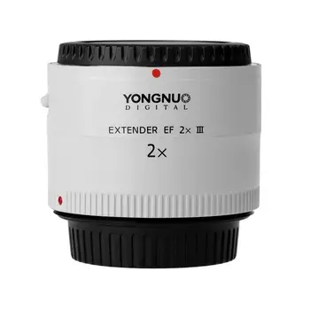 Yongnuo YN 2.0 X III PRO 2x Auto Focus Teleconverter Extender Objektív Pre Canon EOS EF Objektív 2X 2 Multiplikačný Efekt