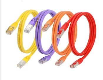 šesť sieťový kábel domov ultra-jemné vysokorýchlostné siete cat6 gigabit 5G širokopásmové pripojenie počítača smerovania pripojenia jumper R90