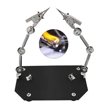 Šperky Zváracie Zariadenie Repair Table Klip Stojan Nastaviteľné Upevnite Svorku Magnetické Pomocnú Ruku Zariadenie Plavidlá Model Presnosť Nástroj